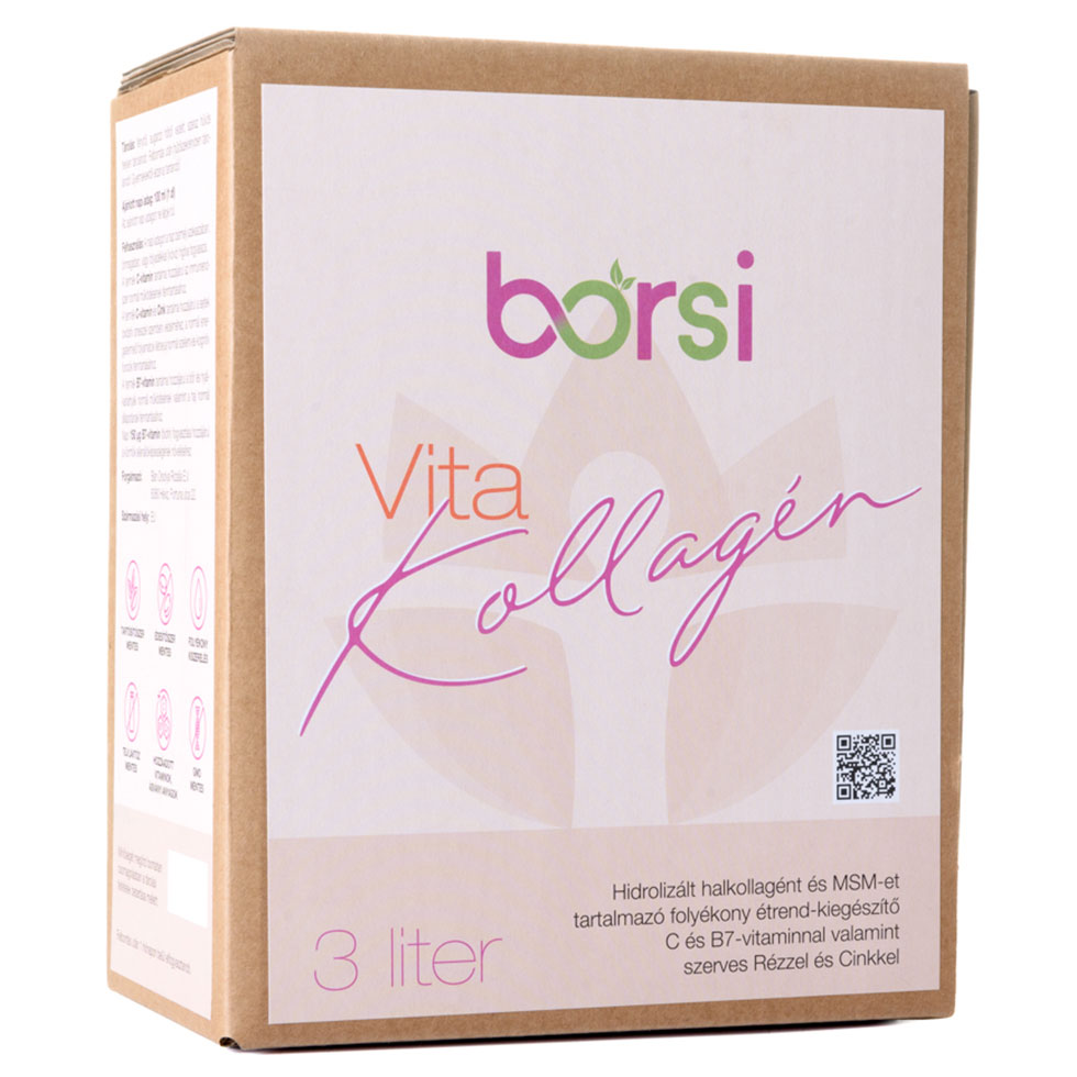 Borsi Vita Kollagén 3 literes Bag-in-Box aszeptikus csapoló technológia